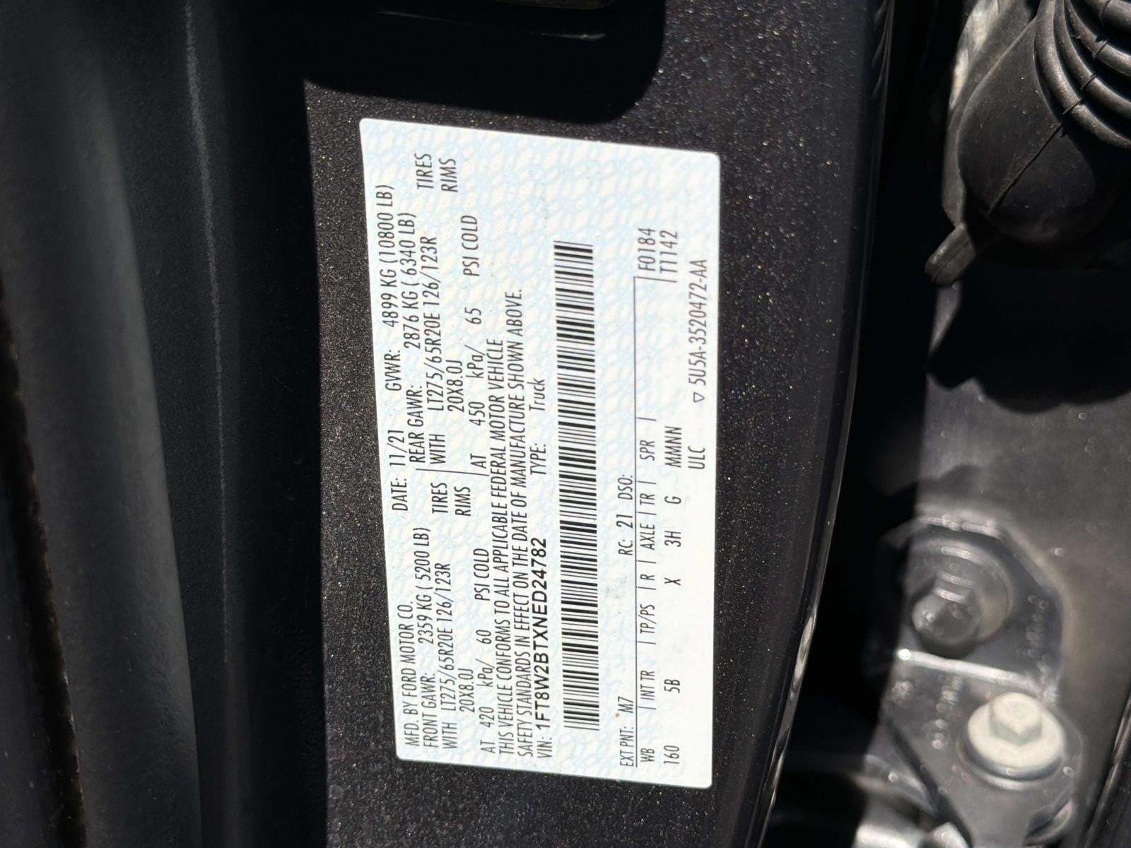 2022 Ford Super Duty F-250 SRW LARIAT