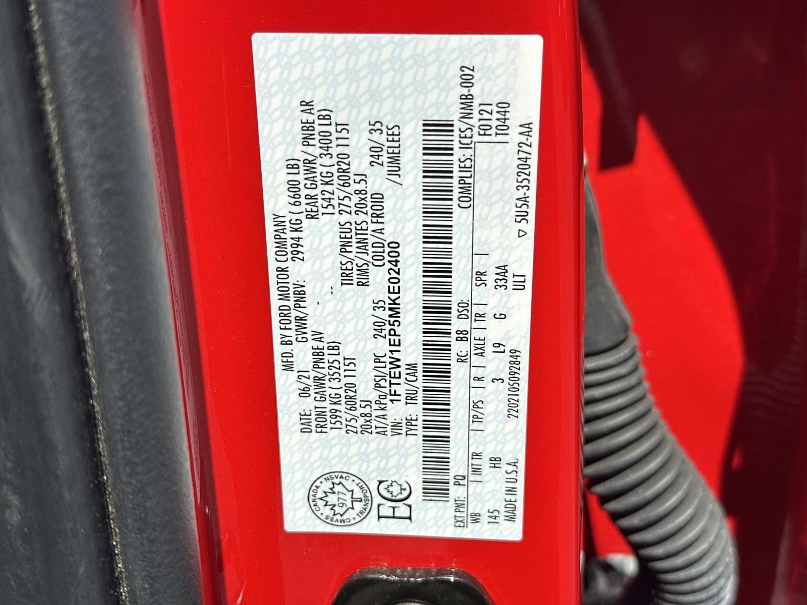 2021 Ford F-150 LARIAT