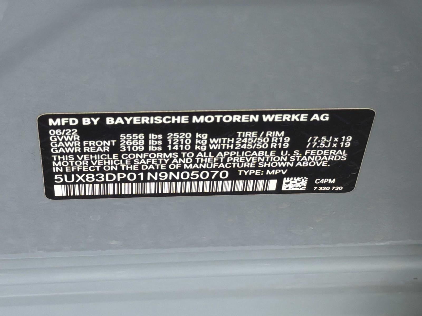2022 BMW X3 M40i