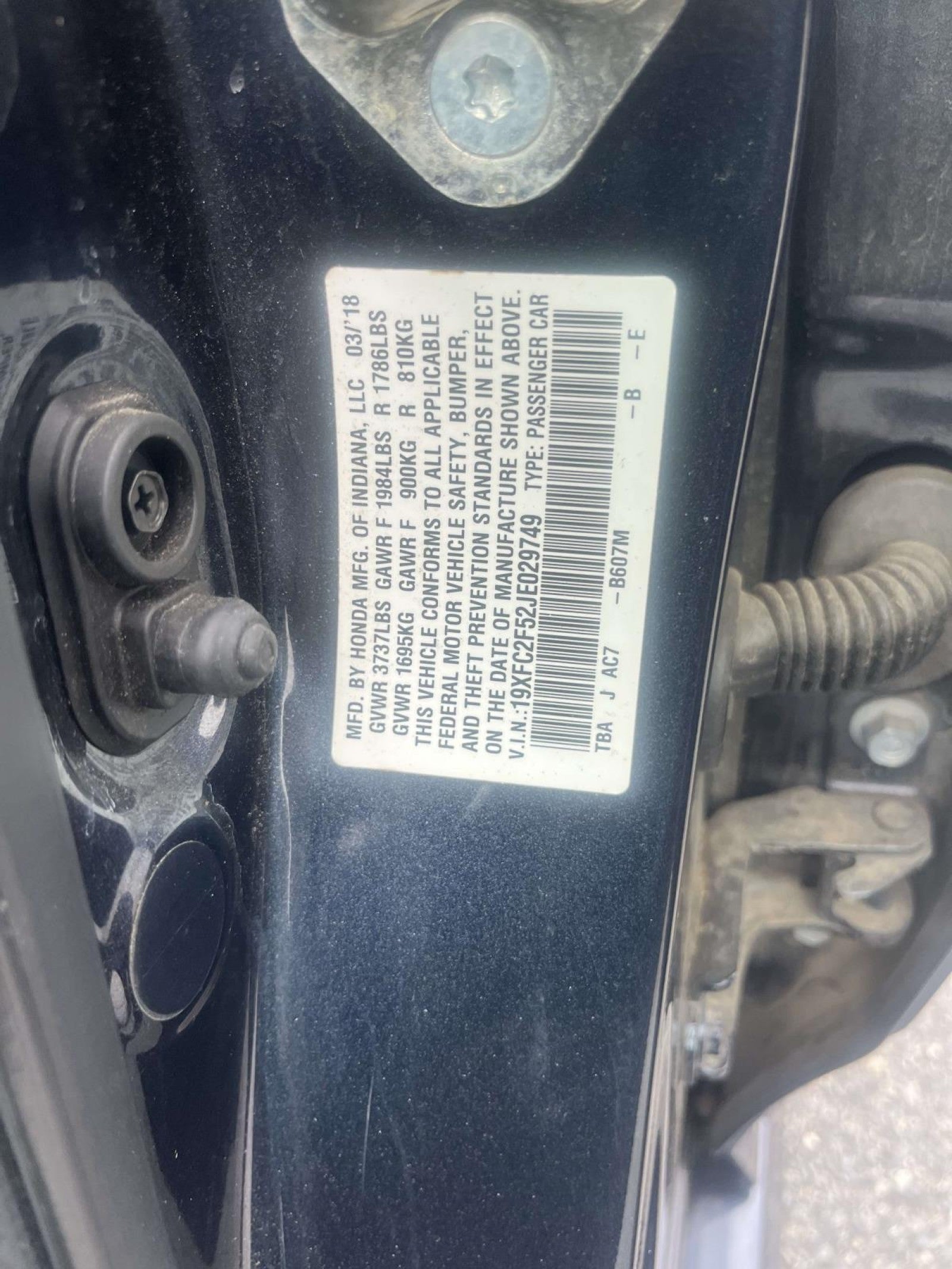 2018 Honda Civic Sedan LX