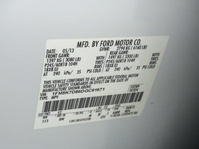 2013 Ford Explorer XLT