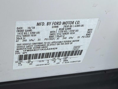 2019 Ford Explorer Platinum