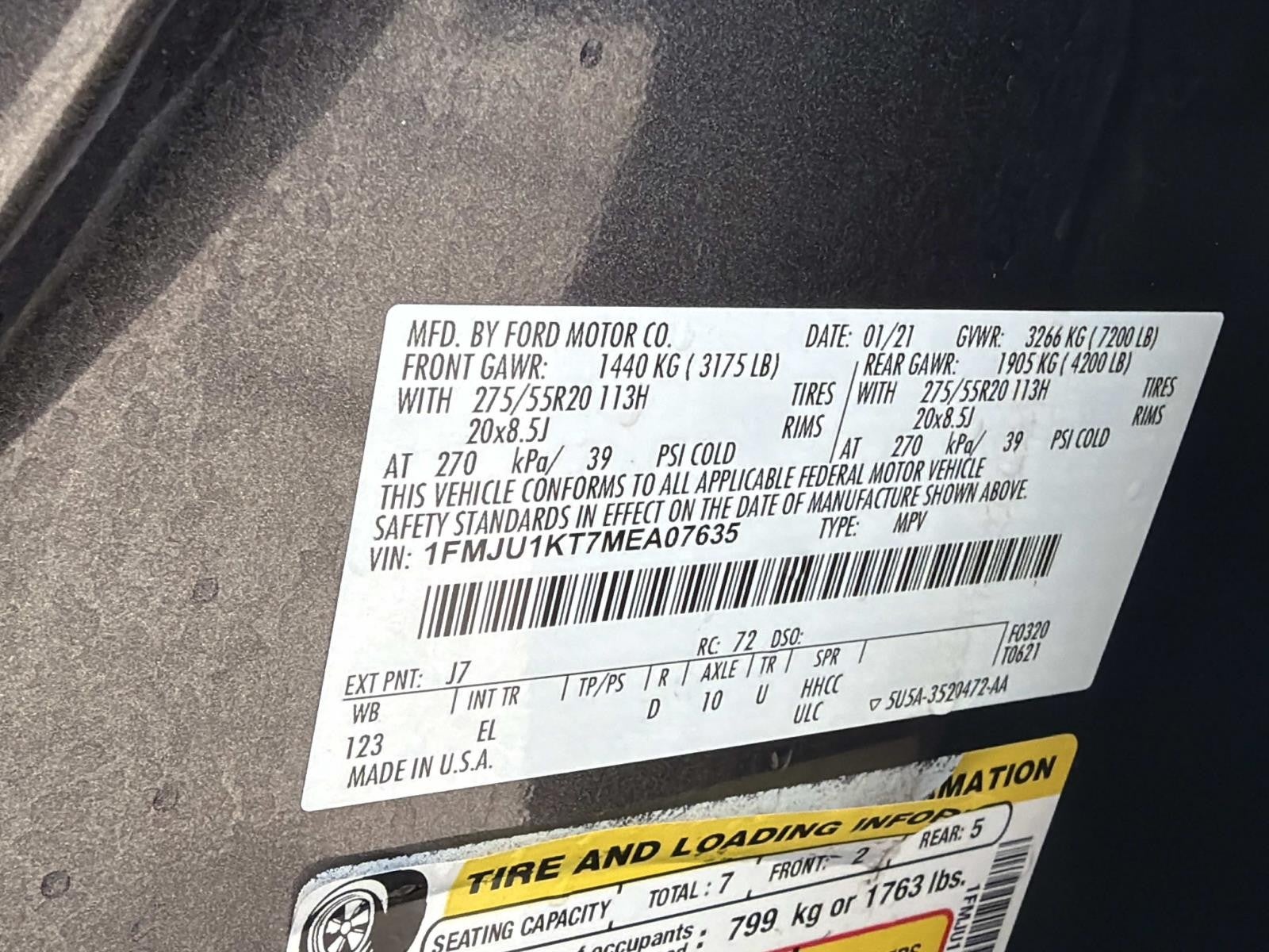 2021 Ford Expedition LIMITED 2X4