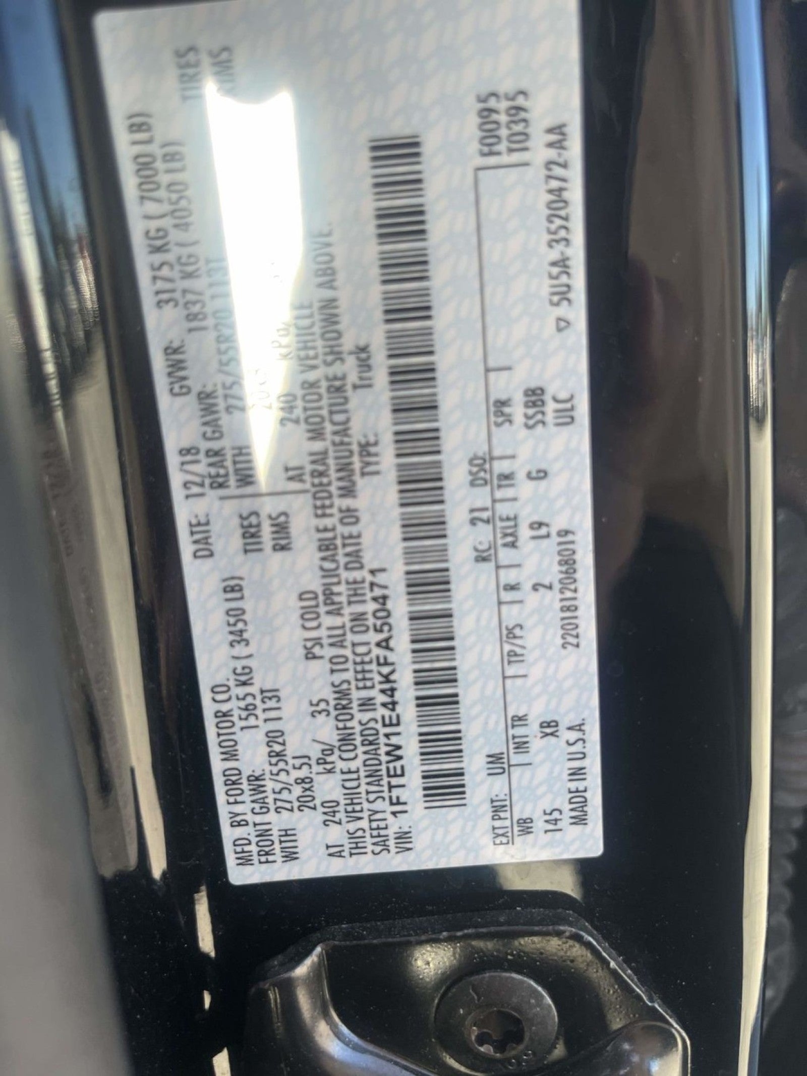 2019 Ford F-150 XLT 4WD SUPERCREW