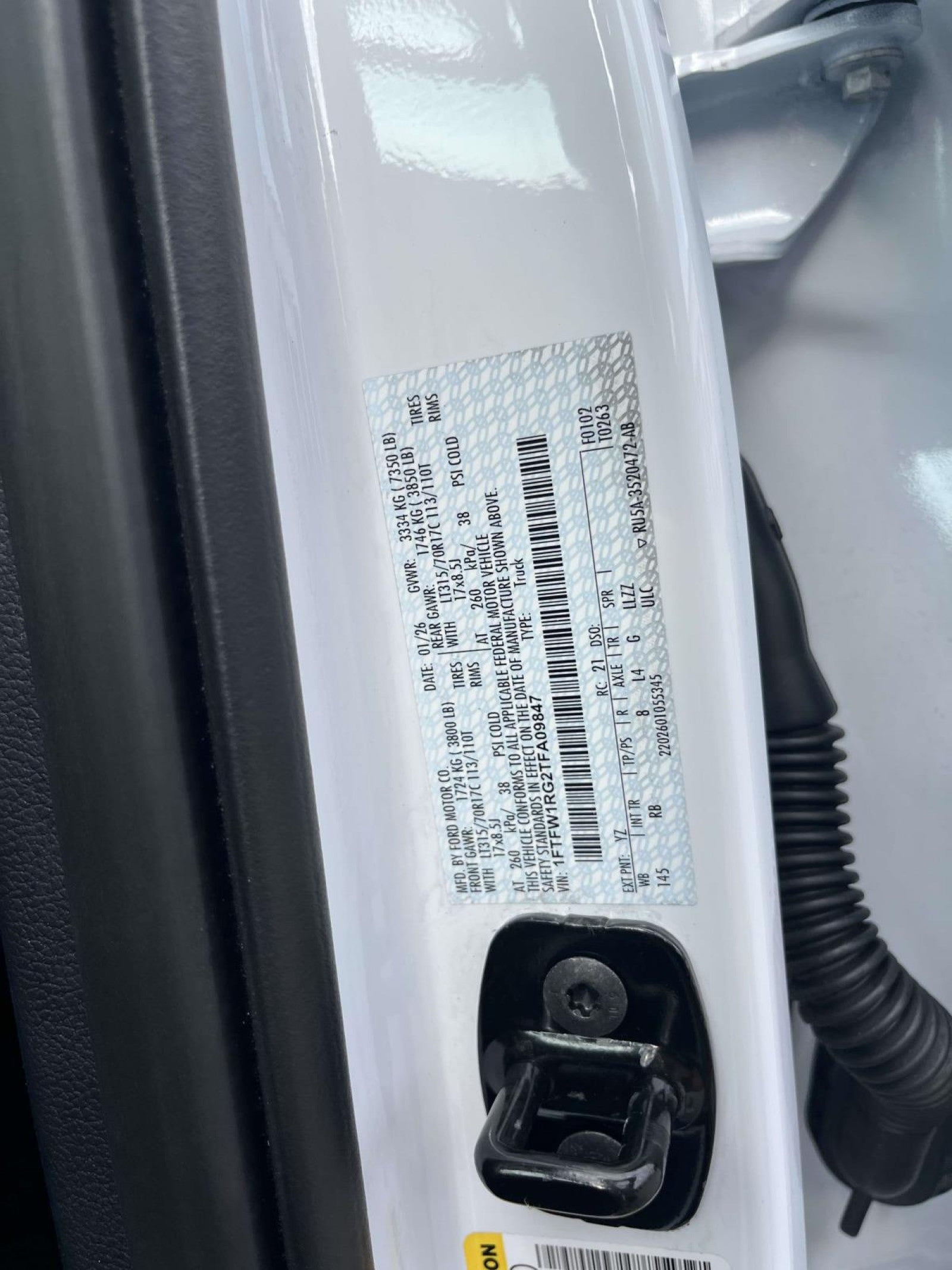 2026 Ford F-150 RAPTOR 4WD SUPERCREW 5.5'