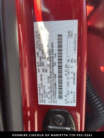 2021 Ford F-150 LARIAT