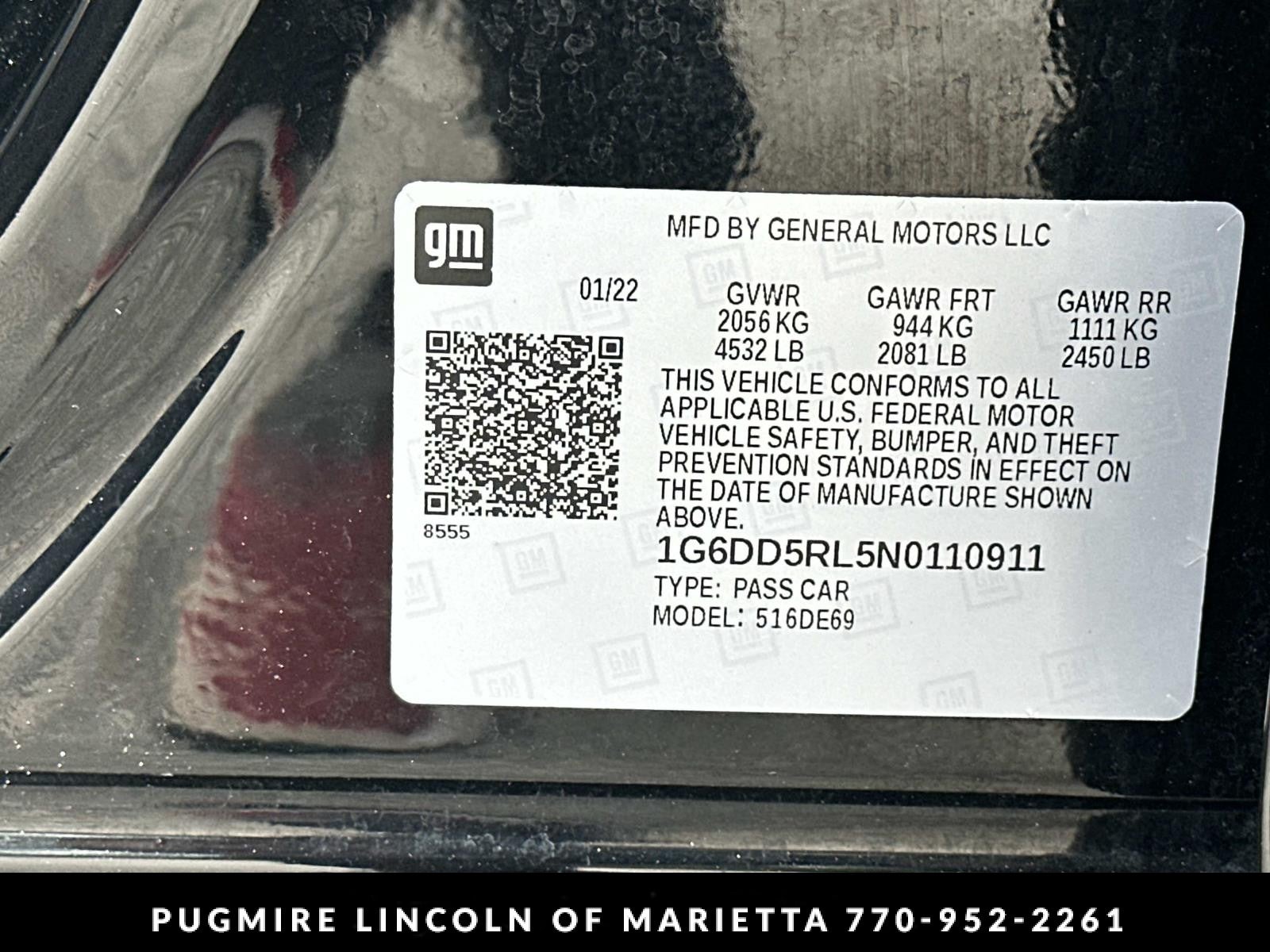 2022 Cadillac CT4-V Base