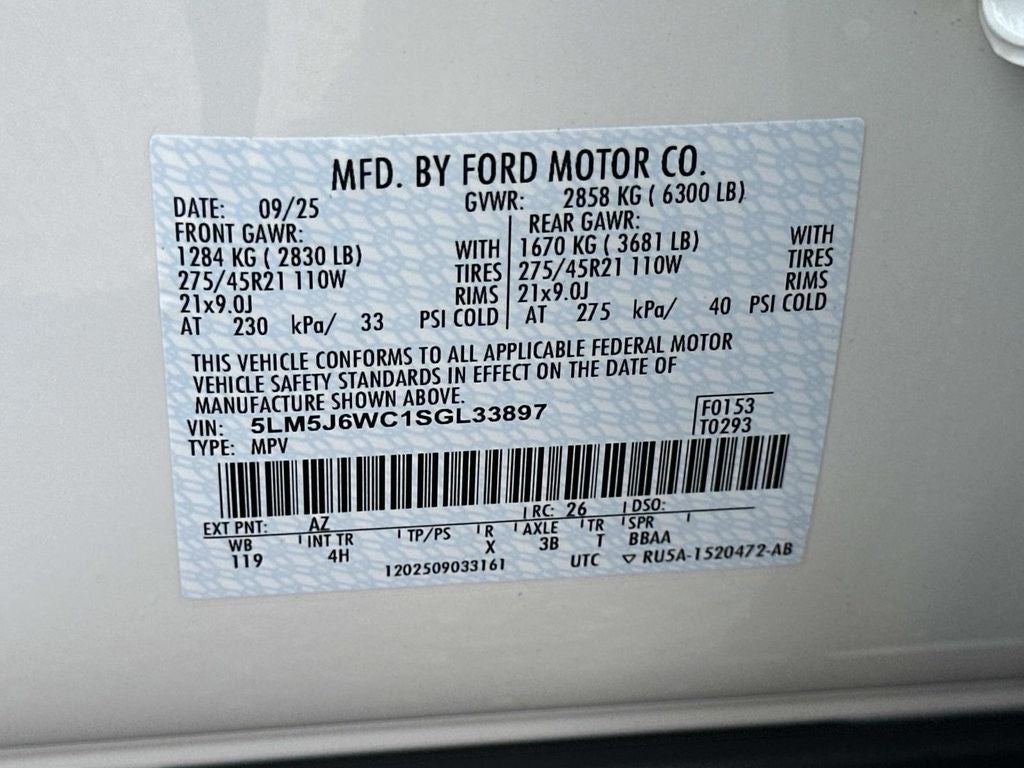 2025 Lincoln Aviator Premiere