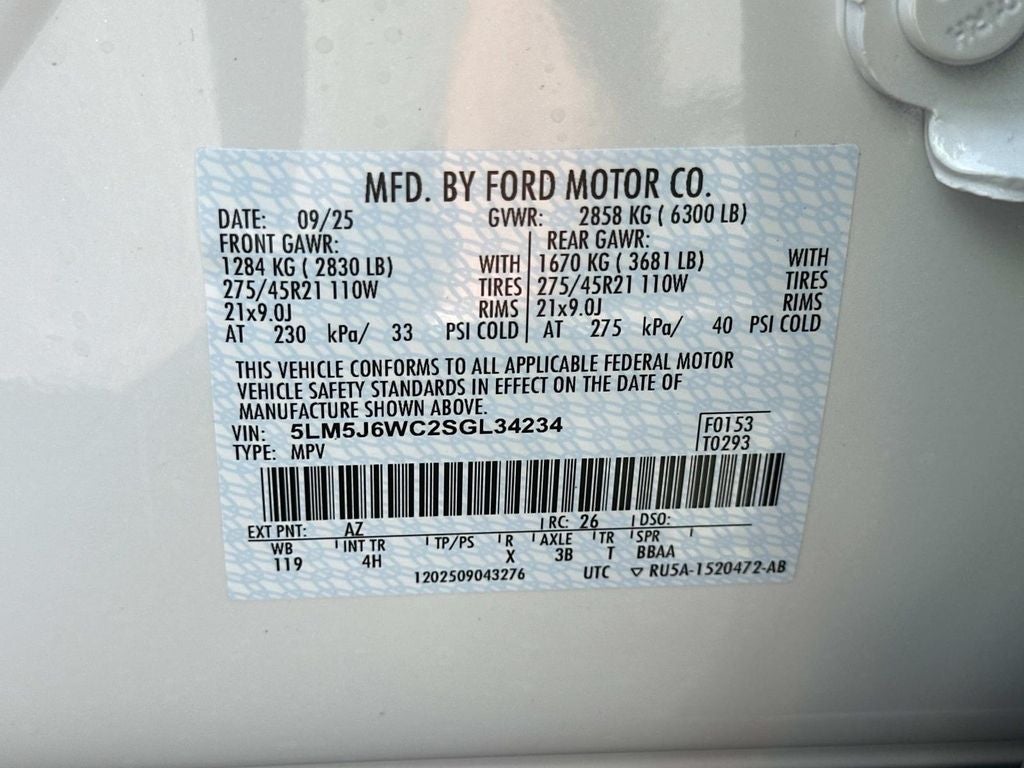 2025 Lincoln Aviator Premiere