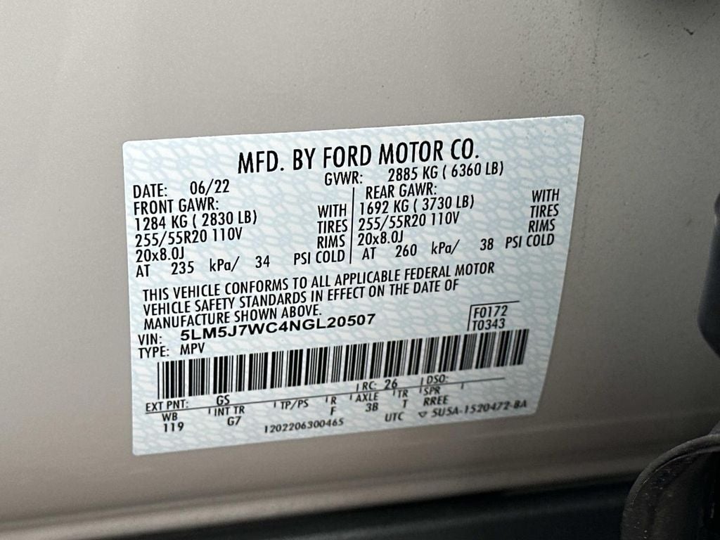 2022 Lincoln Aviator Reserve