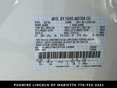 2026 Lincoln Aviator Reserve