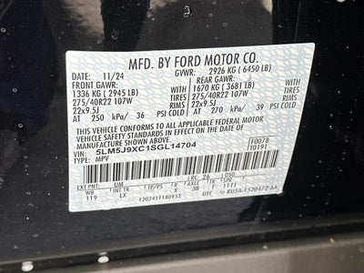 2025 Lincoln Aviator Black Label