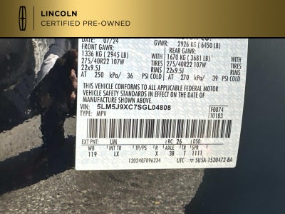 2025 Lincoln Aviator Black Label