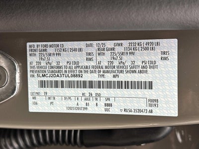 2026 Lincoln Corsair Reserve