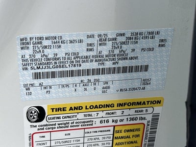 2025 Lincoln Navigator L Reserve