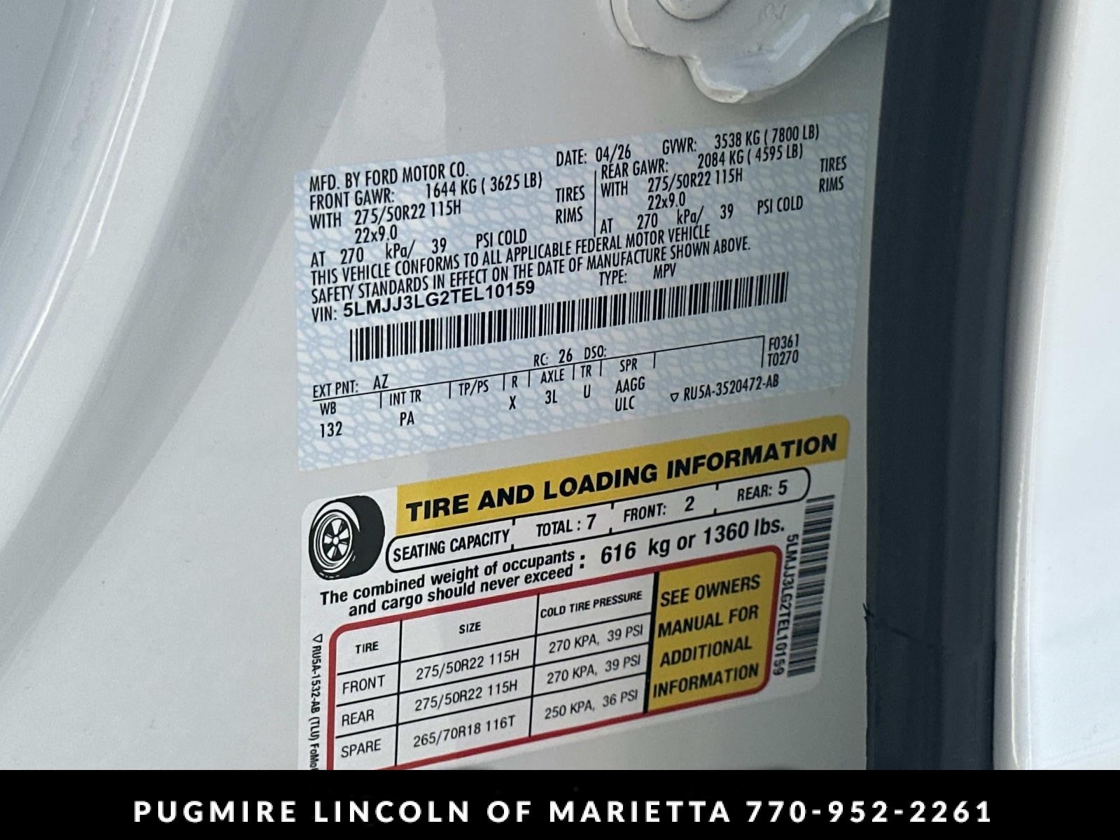 2026 Lincoln Navigator L Reserve