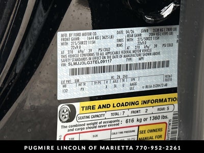 2026 Lincoln Navigator L Reserve