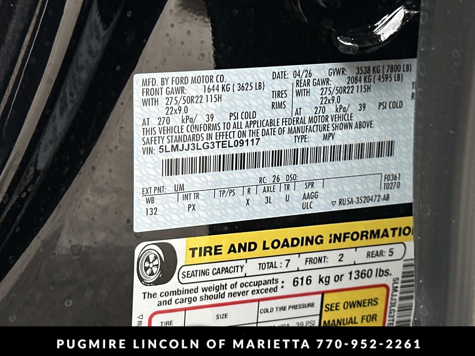 2026 Lincoln Navigator L Reserve