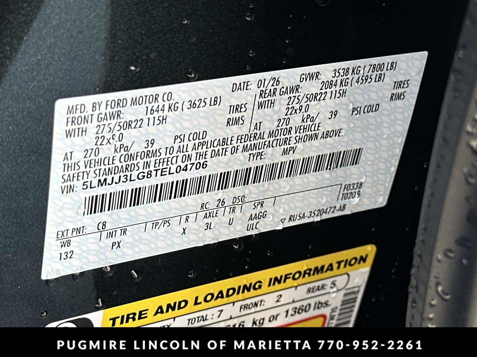 2026 Lincoln Navigator L Reserve