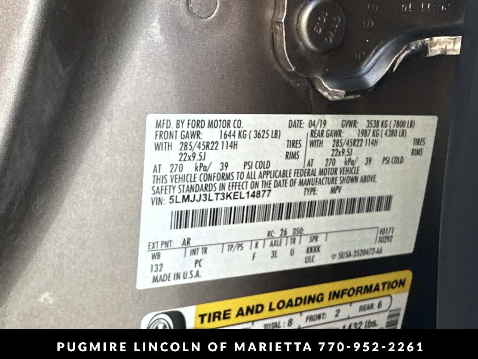 2019 Lincoln Navigator L Reserve