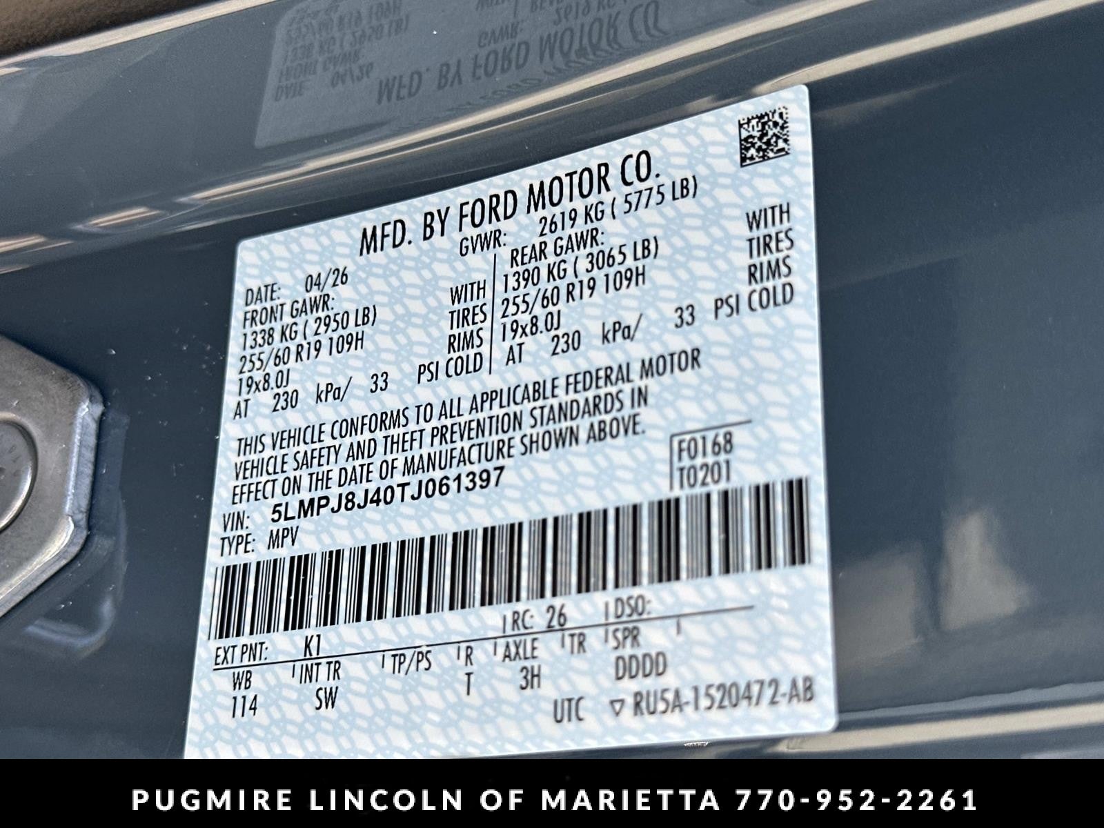 2026 Lincoln Nautilus Premiere