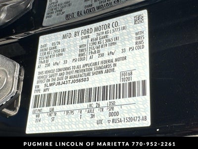 2026 Lincoln Nautilus Premiere