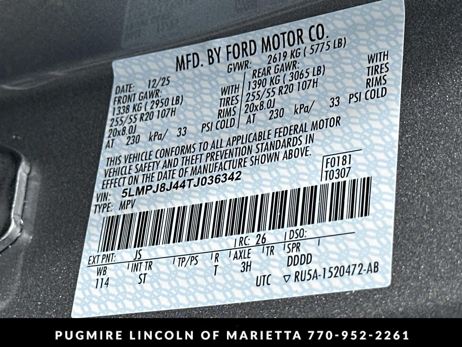 2026 Lincoln Nautilus Premiere