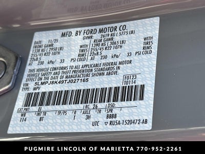 2026 Lincoln Nautilus Reserve