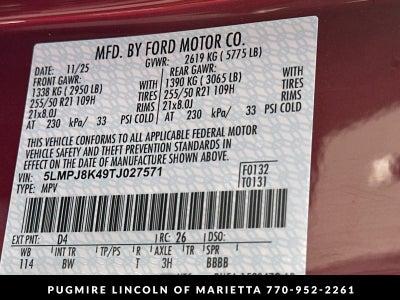 2026 Lincoln Nautilus Reserve