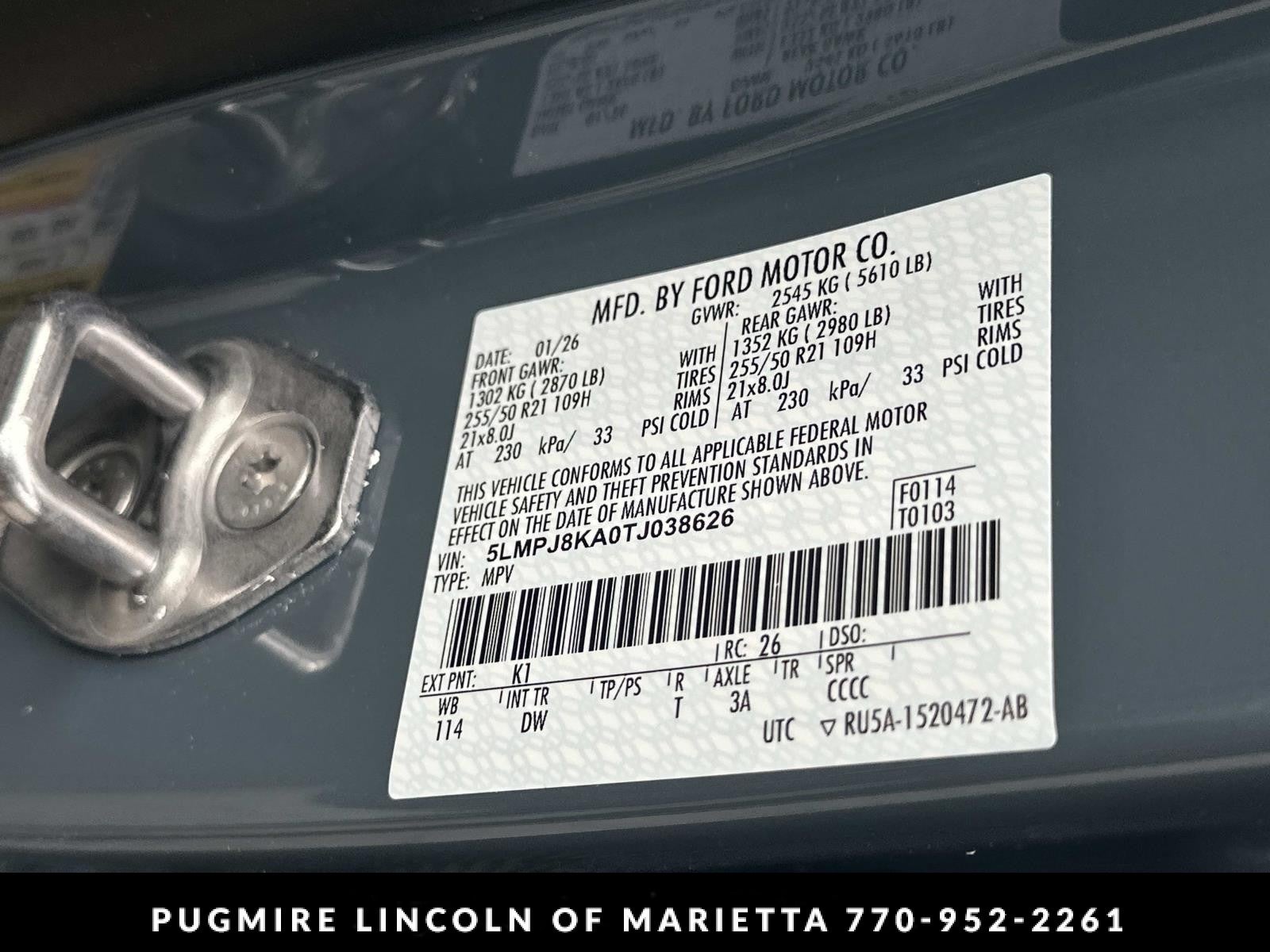 2026 Lincoln Nautilus Reserve