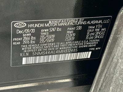 2021 Hyundai Santa Fe Limited