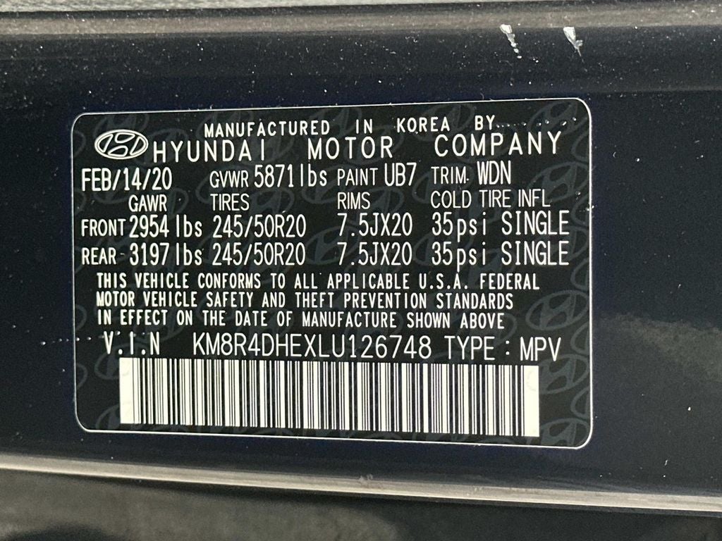 2020 Hyundai Palisade SEL