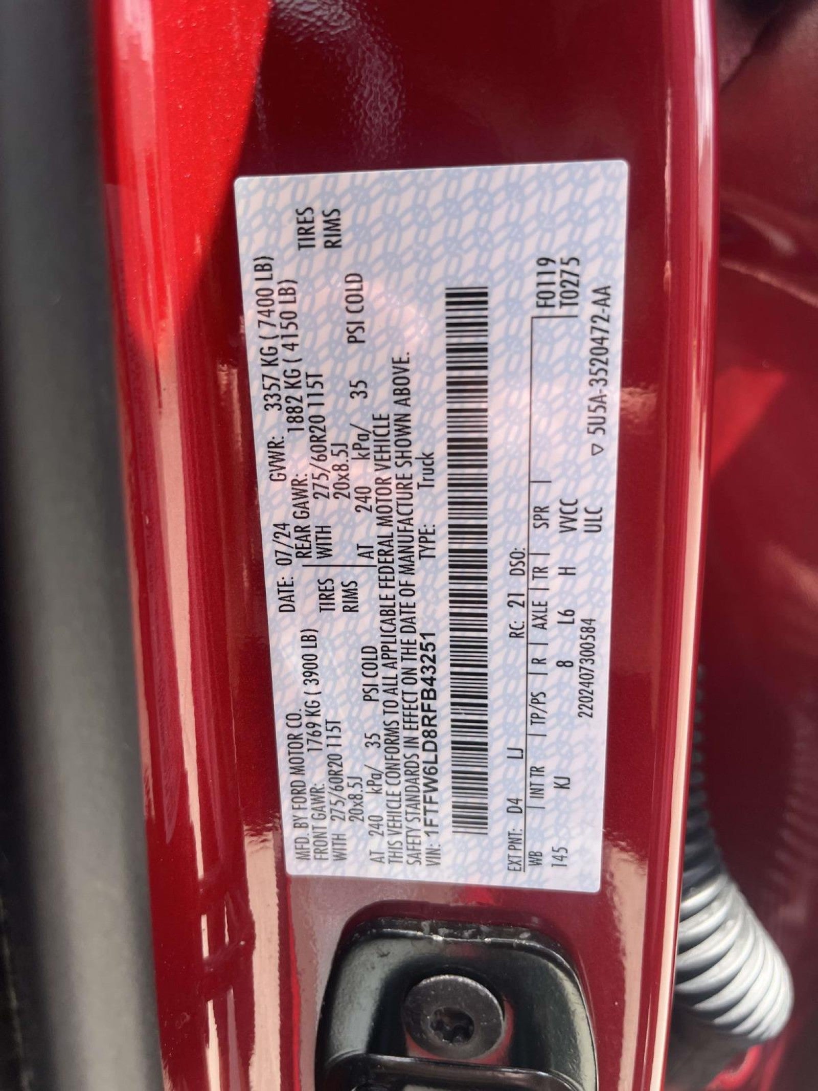2024 Ford F-150 4WD CREW