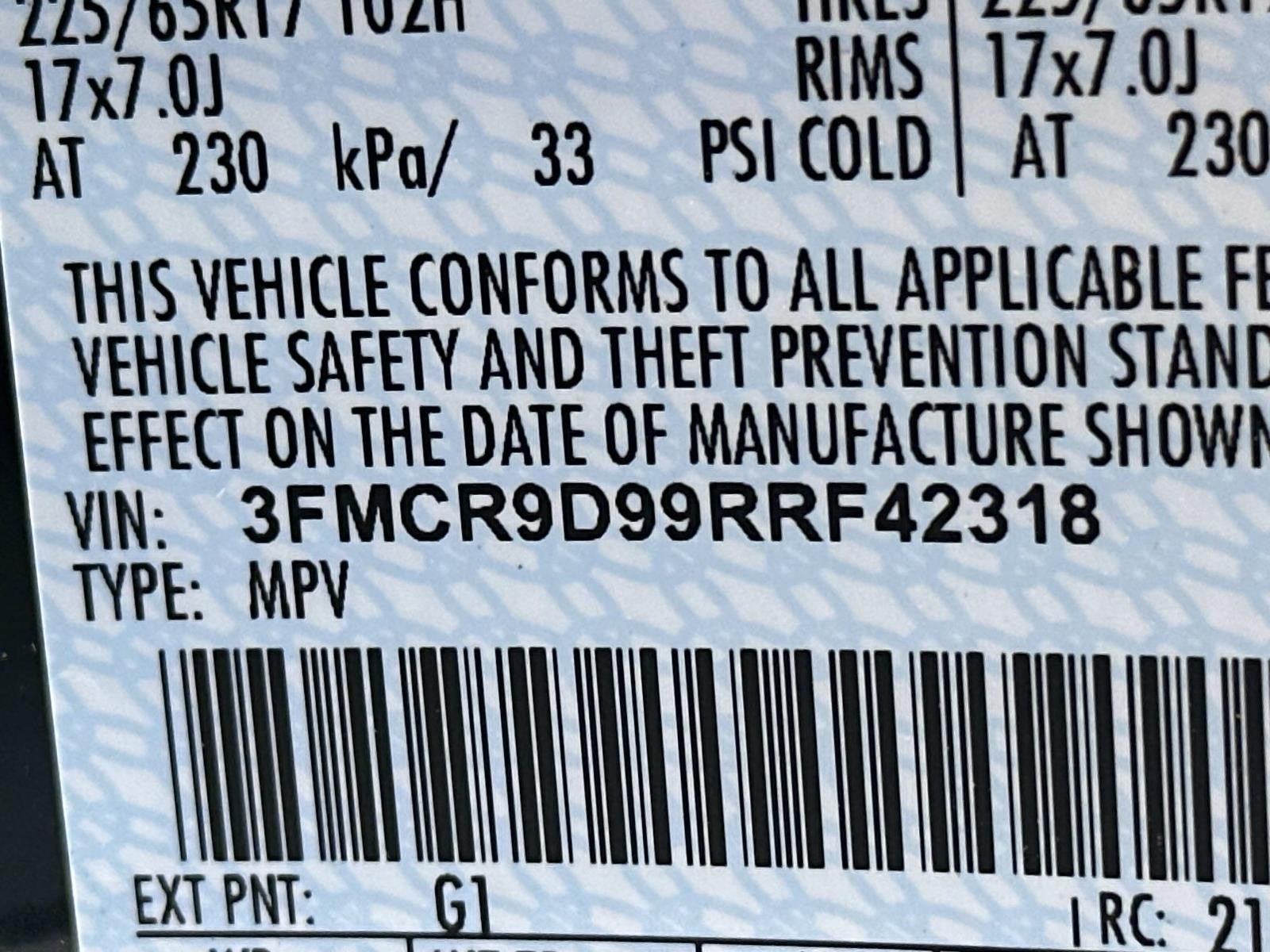 2024 Ford Bronco Sport BADLANDS 4X4