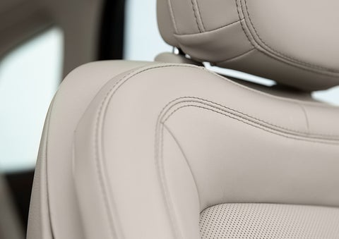 Fine craftsmanship is shown through a detailed image of front-seat stitching. | Pugmire Lincoln of Marietta in Marietta GA