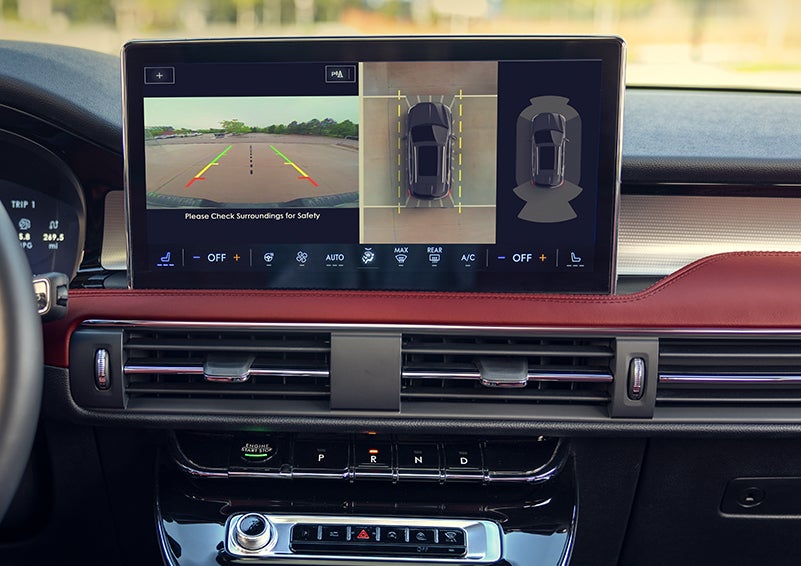 The large center touchscreen of a 2024 Lincoln Corsair® SUV is shown. | Pugmire Lincoln of Marietta in Marietta GA