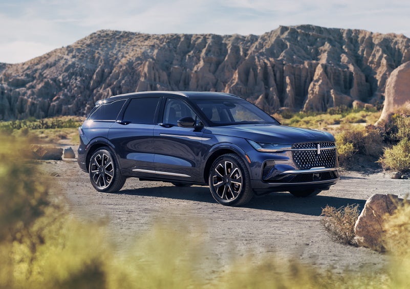 A 2024 Lincoln Nautilus® SUV is parked in a desert national park. | Pugmire Lincoln of Marietta in Marietta GA