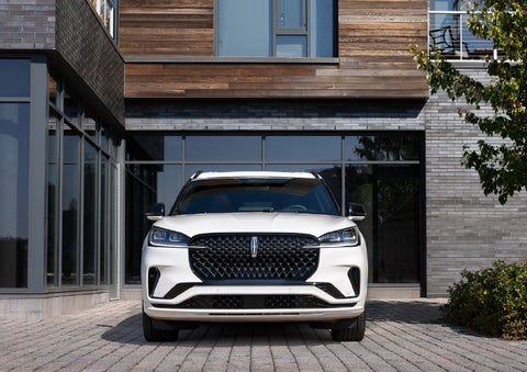 The front of a 2026 Lincoln Aviator® SUV is shown. | Pugmire Lincoln of Marietta in Marietta GA