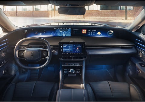 The panoramic display is shown in a 2026 Lincoln Nautilus® SUV. | Pugmire Lincoln of Marietta in Marietta GA