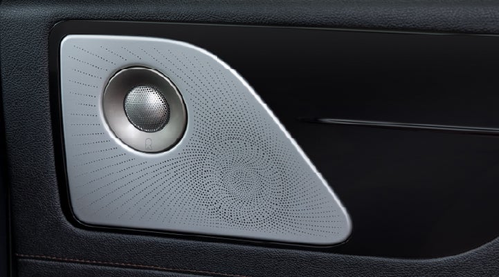 A close-up view of the available Revel® Ultima 3D Audio System. | Pugmire Lincoln of Marietta in Marietta GA