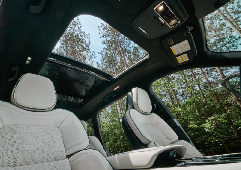 The front seats of a 2027 Lincoln Aviator® Black Label™ SUV | Pugmire Lincoln of Marietta in Marietta GA