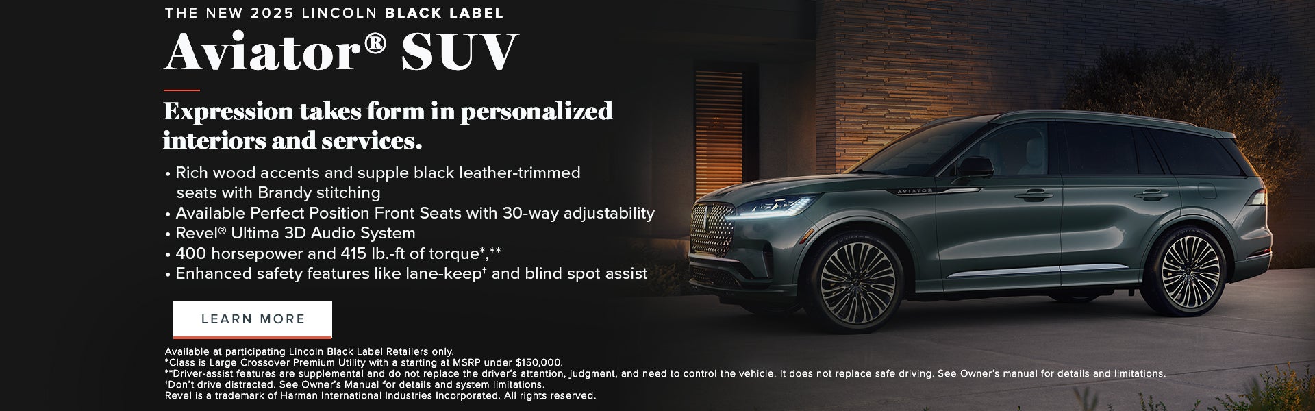 2025 Lincoln Black Label